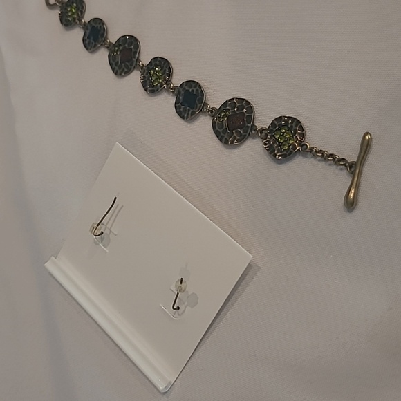 LATASIA Retired Mazatlan Circular Bracelet and Earrings Set, Never Worn - Picture 12 of 16